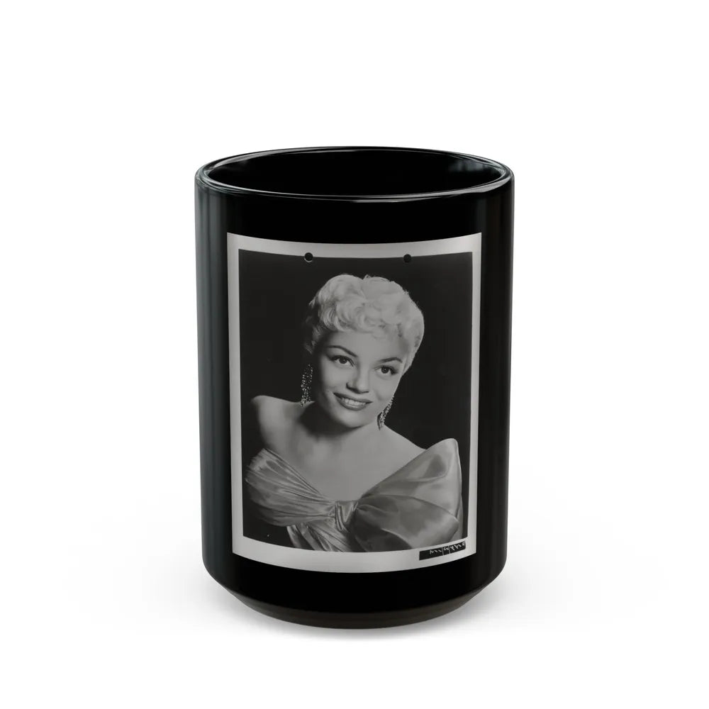 Sheree North #353 - 8x10 Vintage B&W Upper Body Photo (Vintage Female Icon) Black Coffee Mug-15oz-Go Mug Yourself