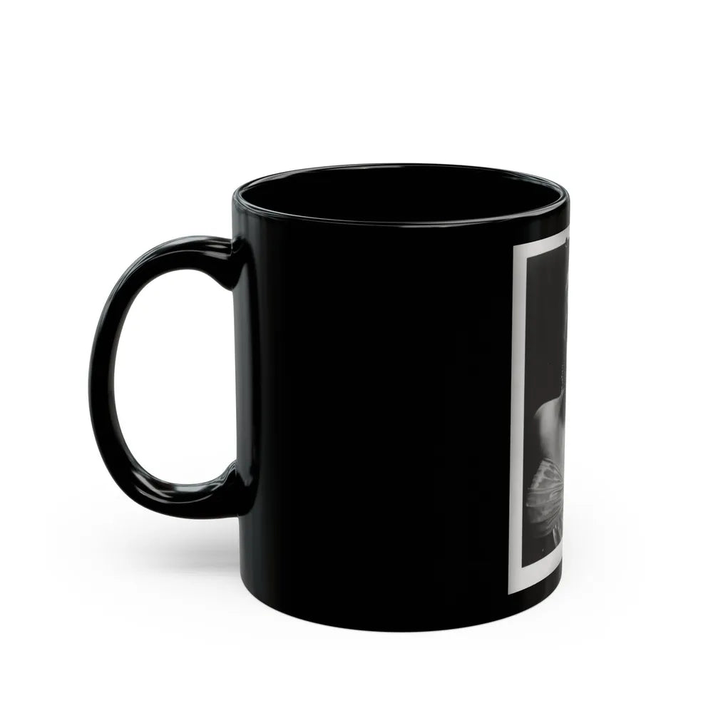 Sheree North #353 - 8x10 Vintage B&W Upper Body Photo (Vintage Female Icon) Black Coffee Mug-Go Mug Yourself