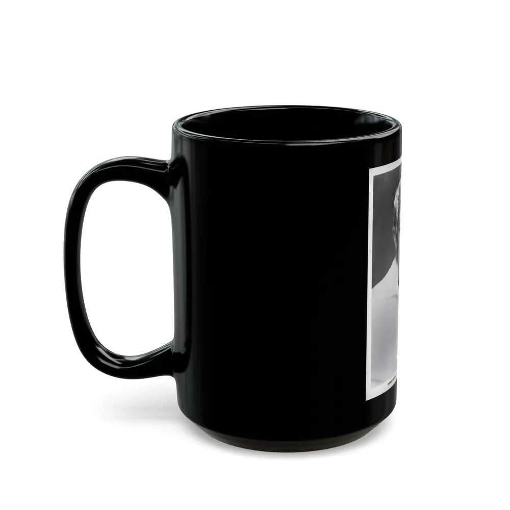 Sheree North #354 - 8x10 Vintage B&W Upper Body Photo (Vintage Female Icon) Black Coffee Mug-Go Mug Yourself
