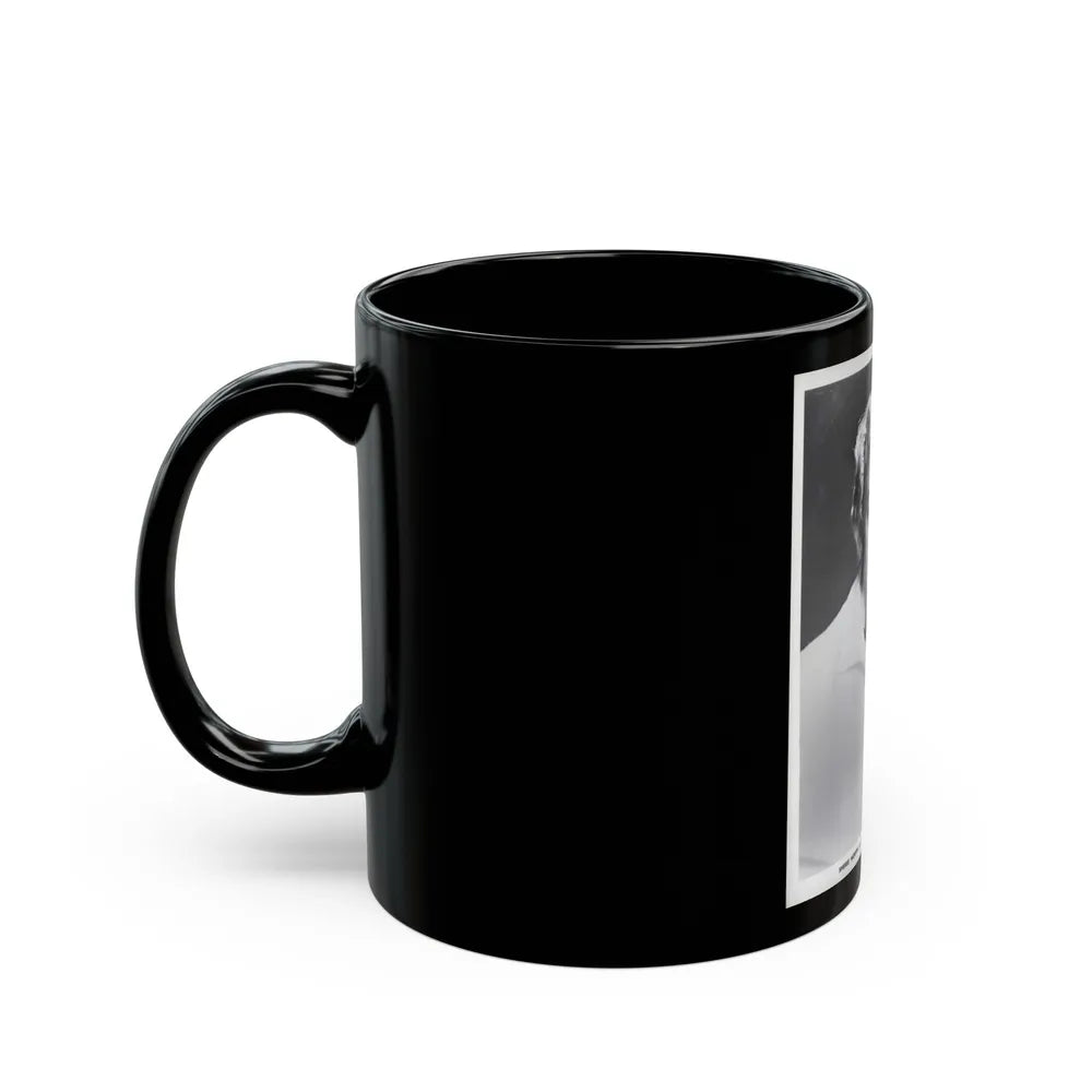 Sheree North #354 - 8x10 Vintage B&W Upper Body Photo (Vintage Female Icon) Black Coffee Mug-Go Mug Yourself