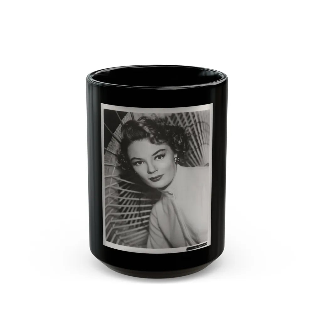 Sheree North #355 - 8x10 Vintage B&W Upper Body Photo (Vintage Female Icon) Black Coffee Mug-15oz-Go Mug Yourself