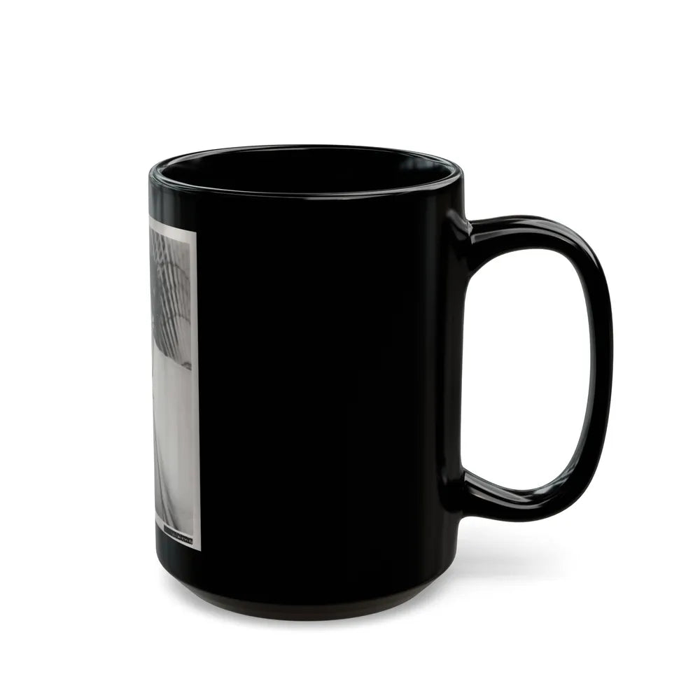 Sheree North #355 - 8x10 Vintage B&W Upper Body Photo (Vintage Female Icon) Black Coffee Mug-Go Mug Yourself