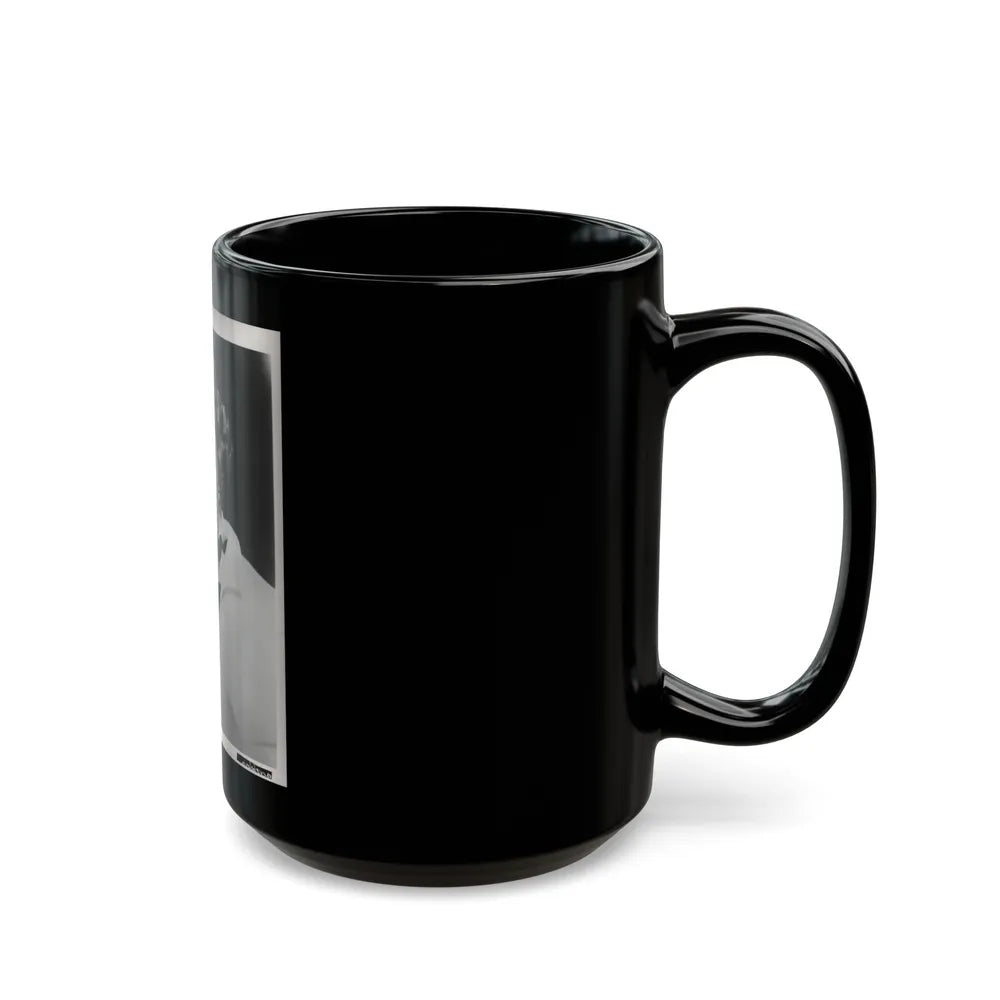 Sheree North #356 - 8x10 Vintage B&W Upper Body Photo (Vintage Female Icon) Black Coffee Mug-Go Mug Yourself