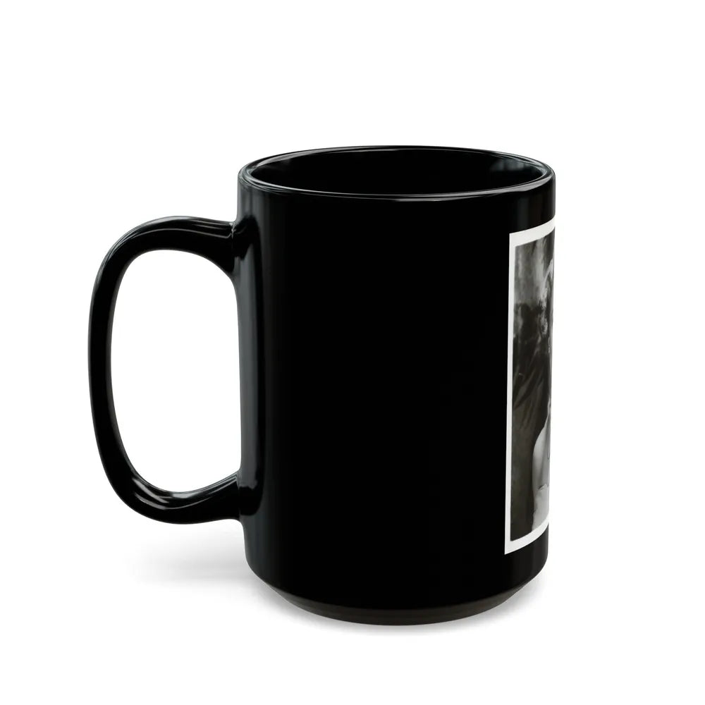 Sheree North #731 (Vintage Female Icon) Black Coffee Mug-Go Mug Yourself