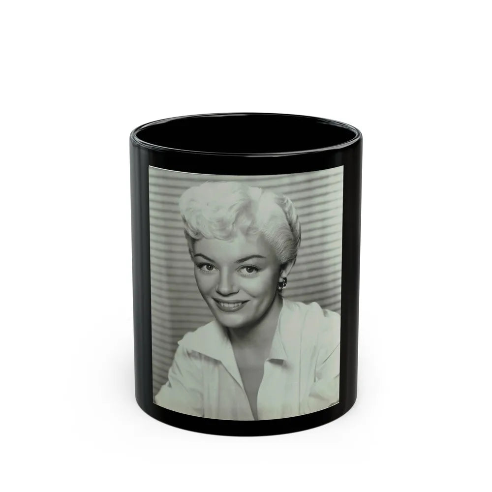 Sheree North #80 (Vintage Female Icon) Black Coffee Mug-11oz-Go Mug Yourself
