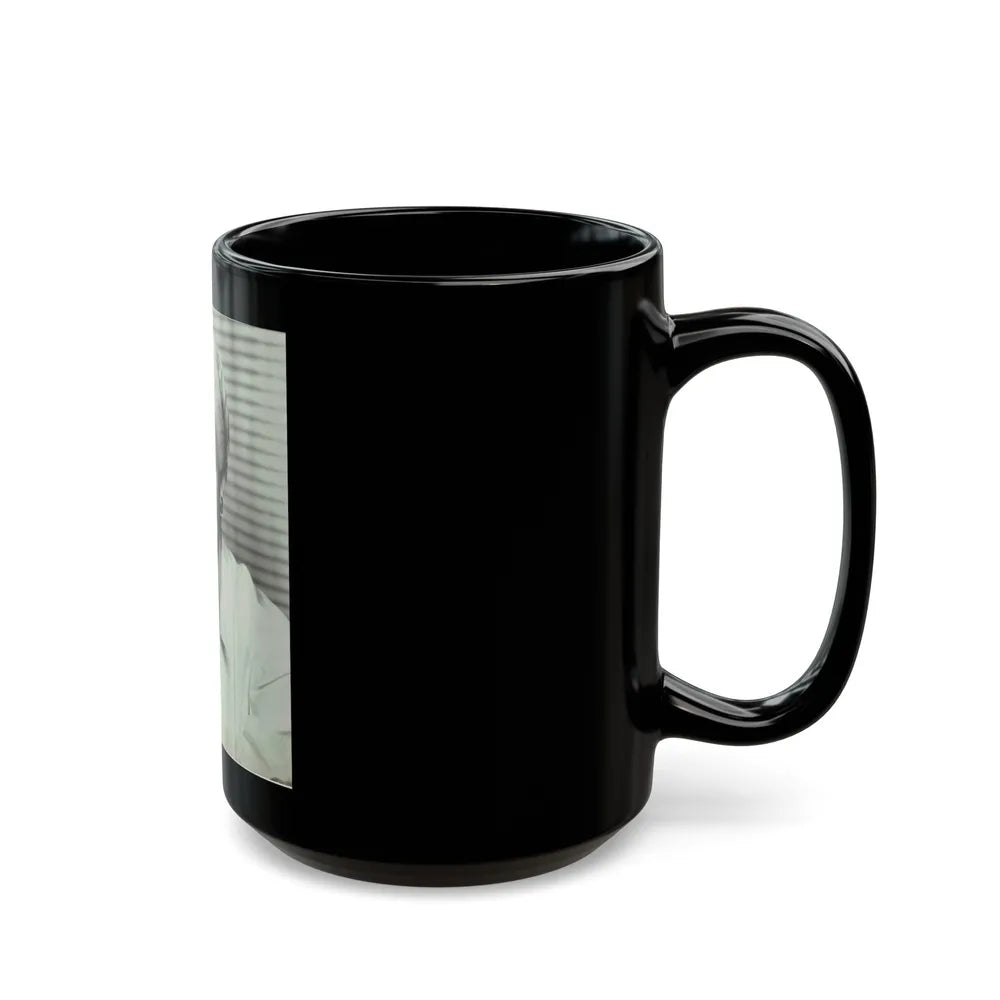 Sheree North #80 (Vintage Female Icon) Black Coffee Mug-Go Mug Yourself