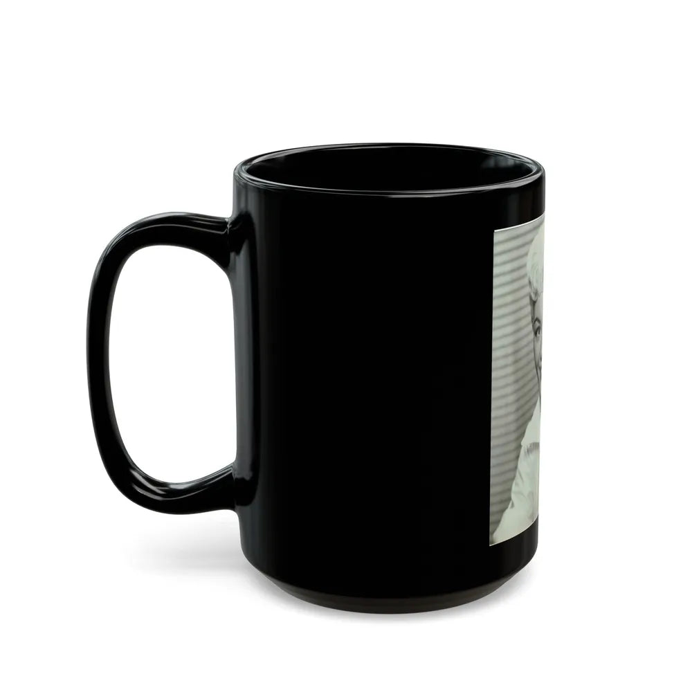 Sheree North #80 (Vintage Female Icon) Black Coffee Mug-Go Mug Yourself