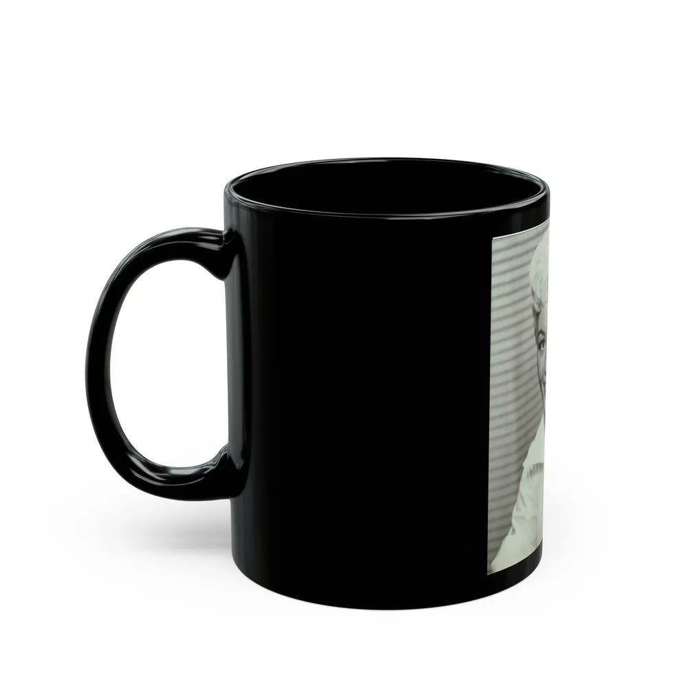 Sheree North #80 (Vintage Female Icon) Black Coffee Mug-Go Mug Yourself