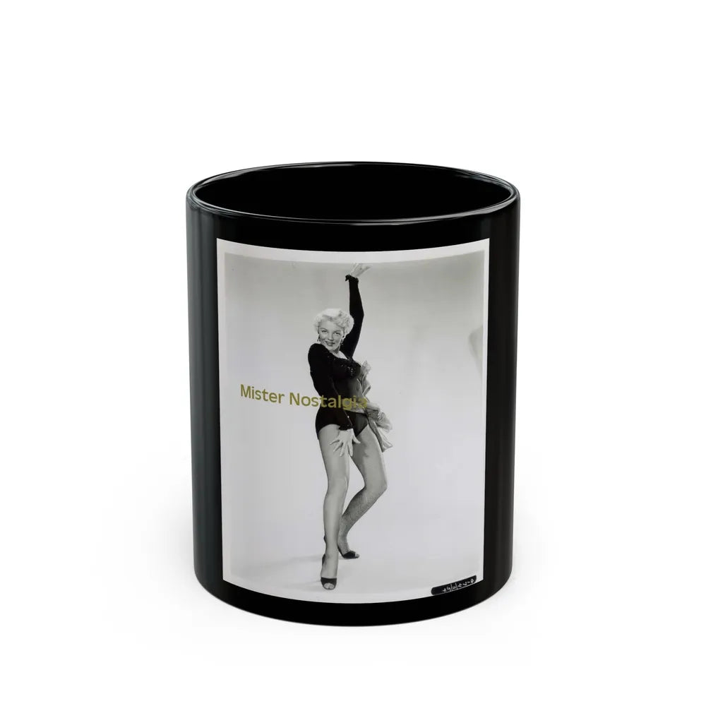 Sheree North #84 (Vintage Female Icon) Black Coffee Mug-11oz-Go Mug Yourself