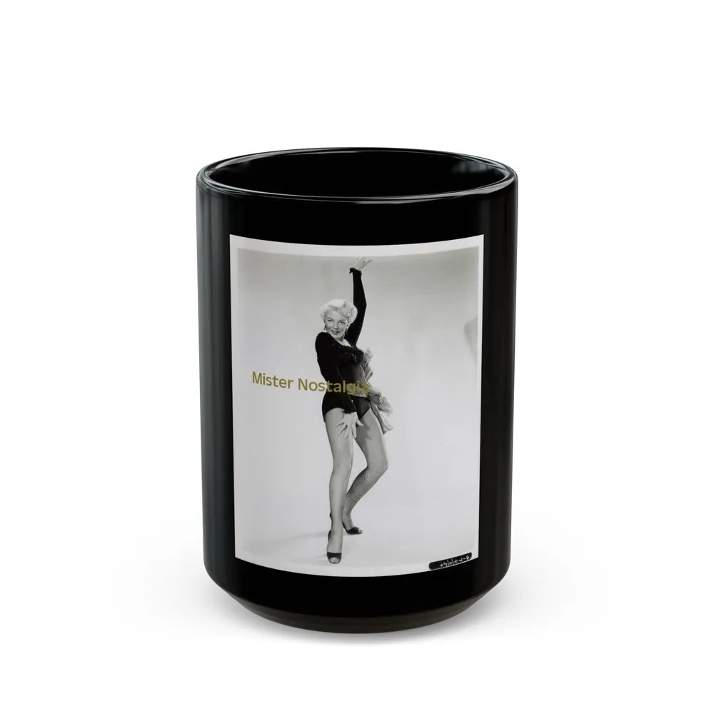 Sheree North #84 (Vintage Female Icon) Black Coffee Mug-15oz-Go Mug Yourself