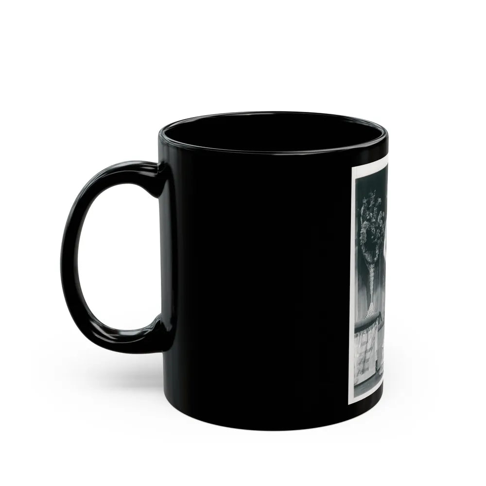 Sheree North #95 (Vintage Female Icon) Black Coffee Mug-Go Mug Yourself