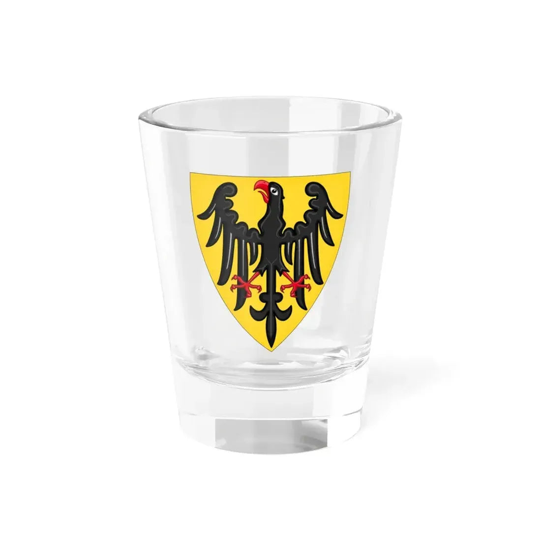 Shield and Coat of Arms of the Holy Roman Emperor (c.1200-c.1300) - Shot Glass 1.5oz 1.5oz - Go Mug Yourself