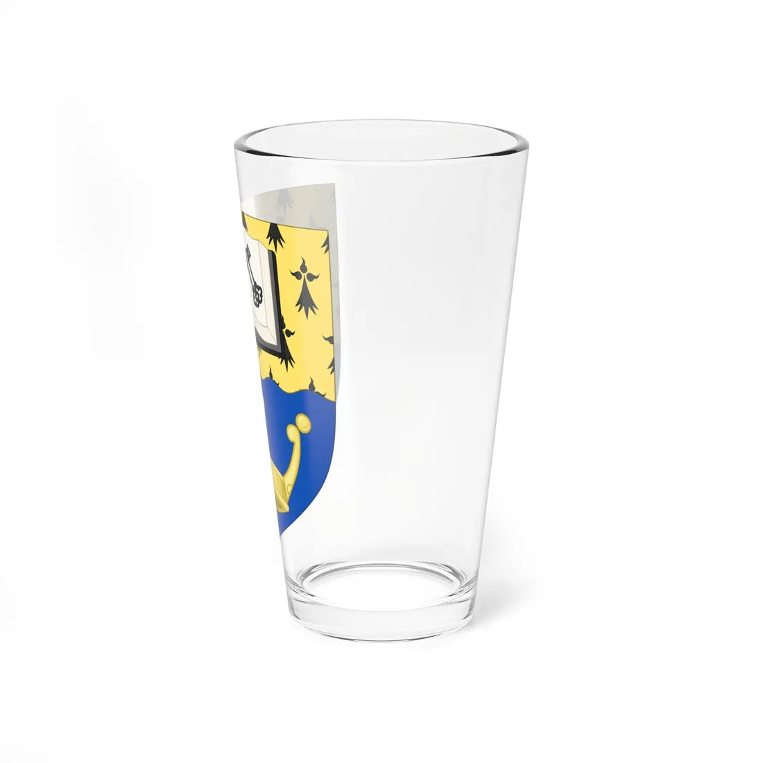 Shield of Kingston University (United Kingdom) (Coat of Arms) Pint Glass 16oz - Go Mug Yourself