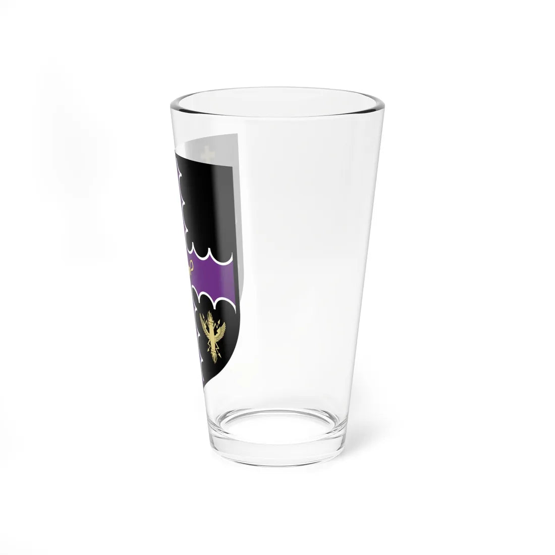 Shield of Loughborough University (United Kingdom) (Coat of Arms) Pint Glass 16oz - Go Mug Yourself