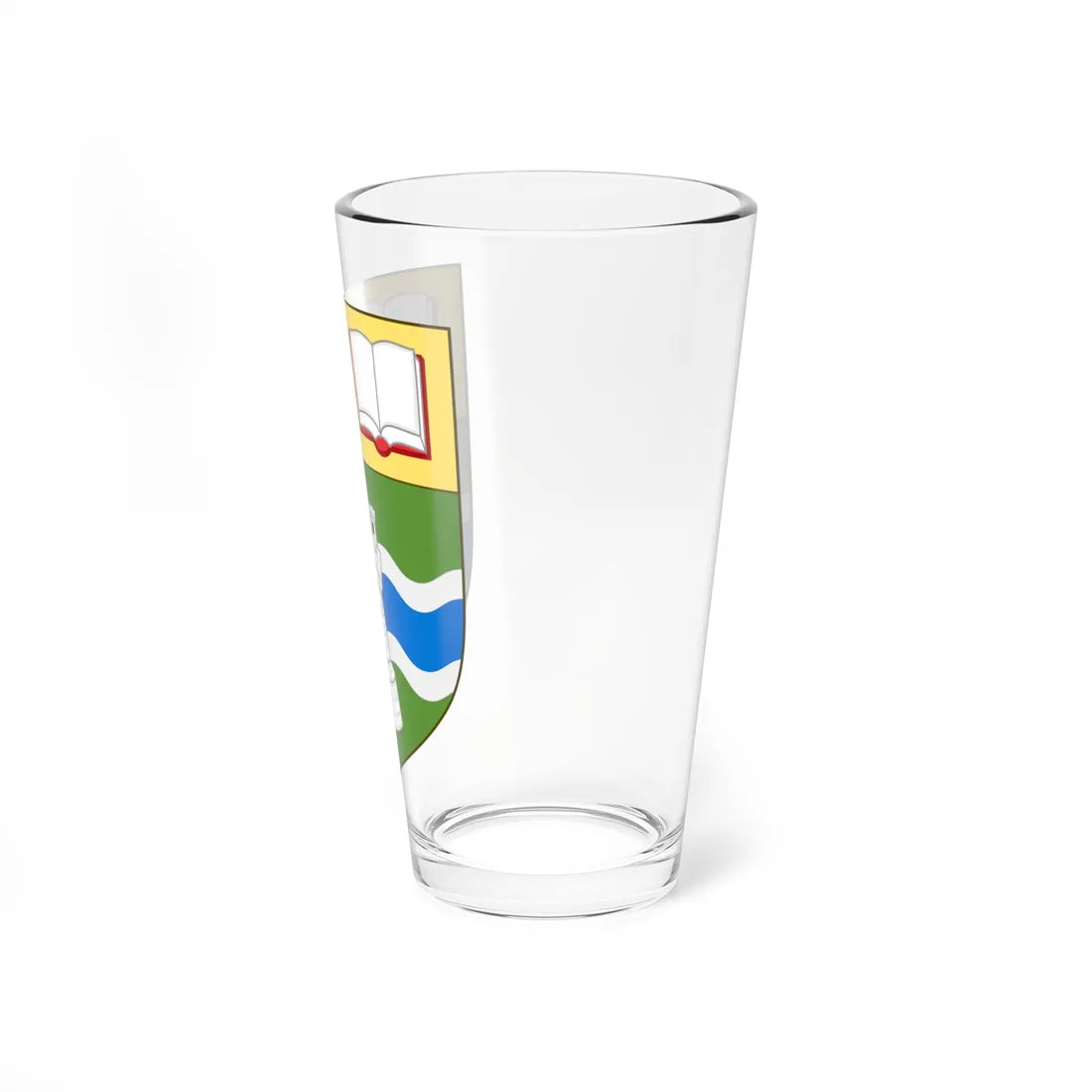 Shield of the University of Northampton (United Kingdom) (Coat of Arms) Pint Glass 16oz - Go Mug Yourself
