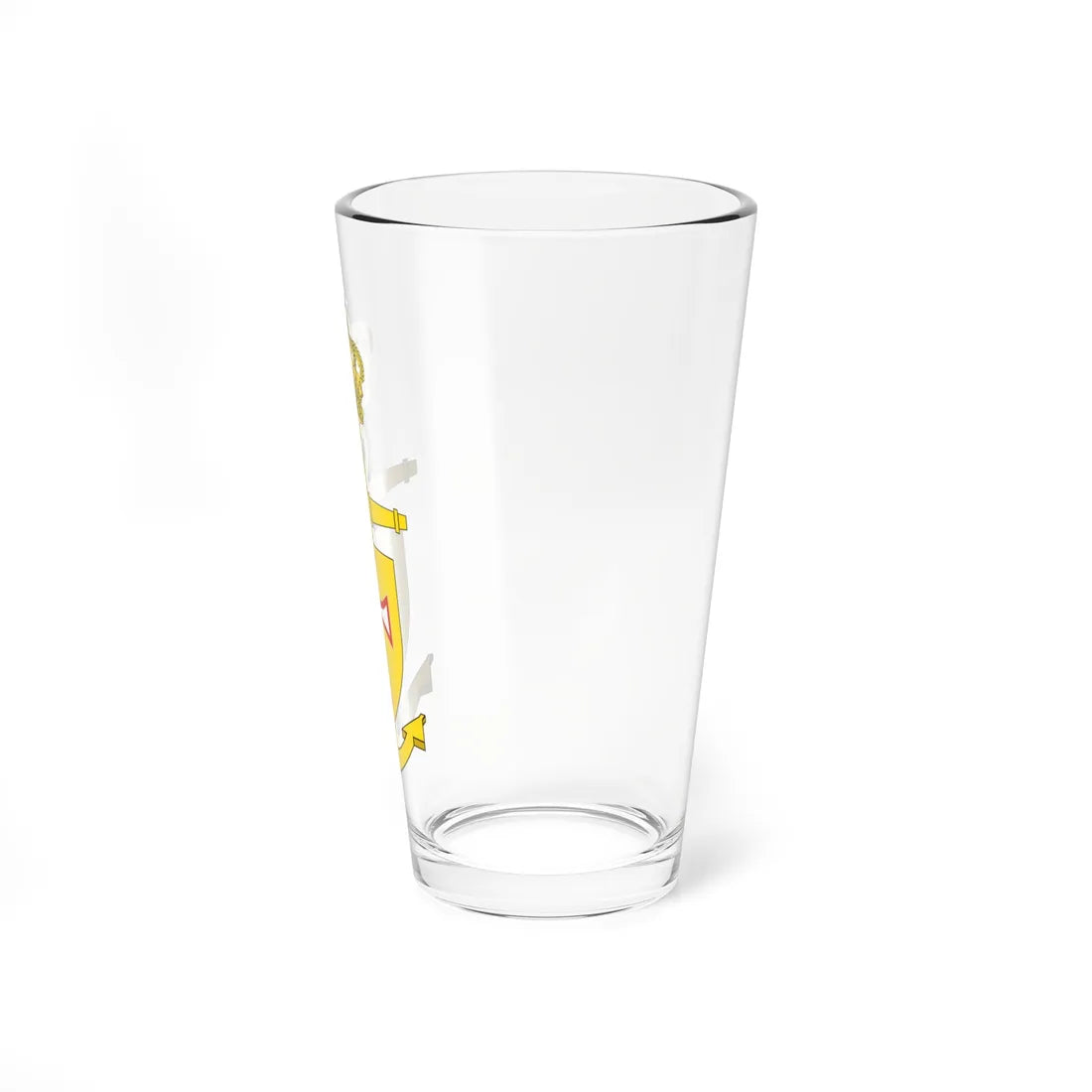 Ships badge for Dannebrog A540 (Denmark) (Coat of Arms) Pint Glass 16oz - Go Mug Yourself