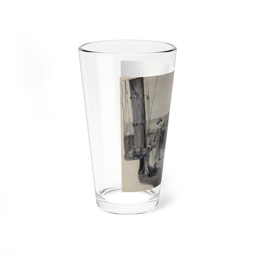 Ships Boy, probable interior illustration, 1897 (Magazine Illustration) Pint Glass 16oz - Go Mug Yourself