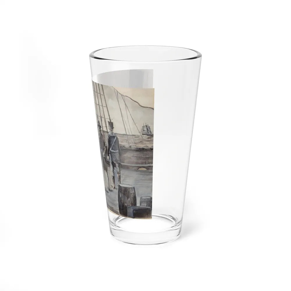 Ships Boy, probable interior illustration, 1897 (Magazine Illustration) Pint Glass 16oz - Go Mug Yourself