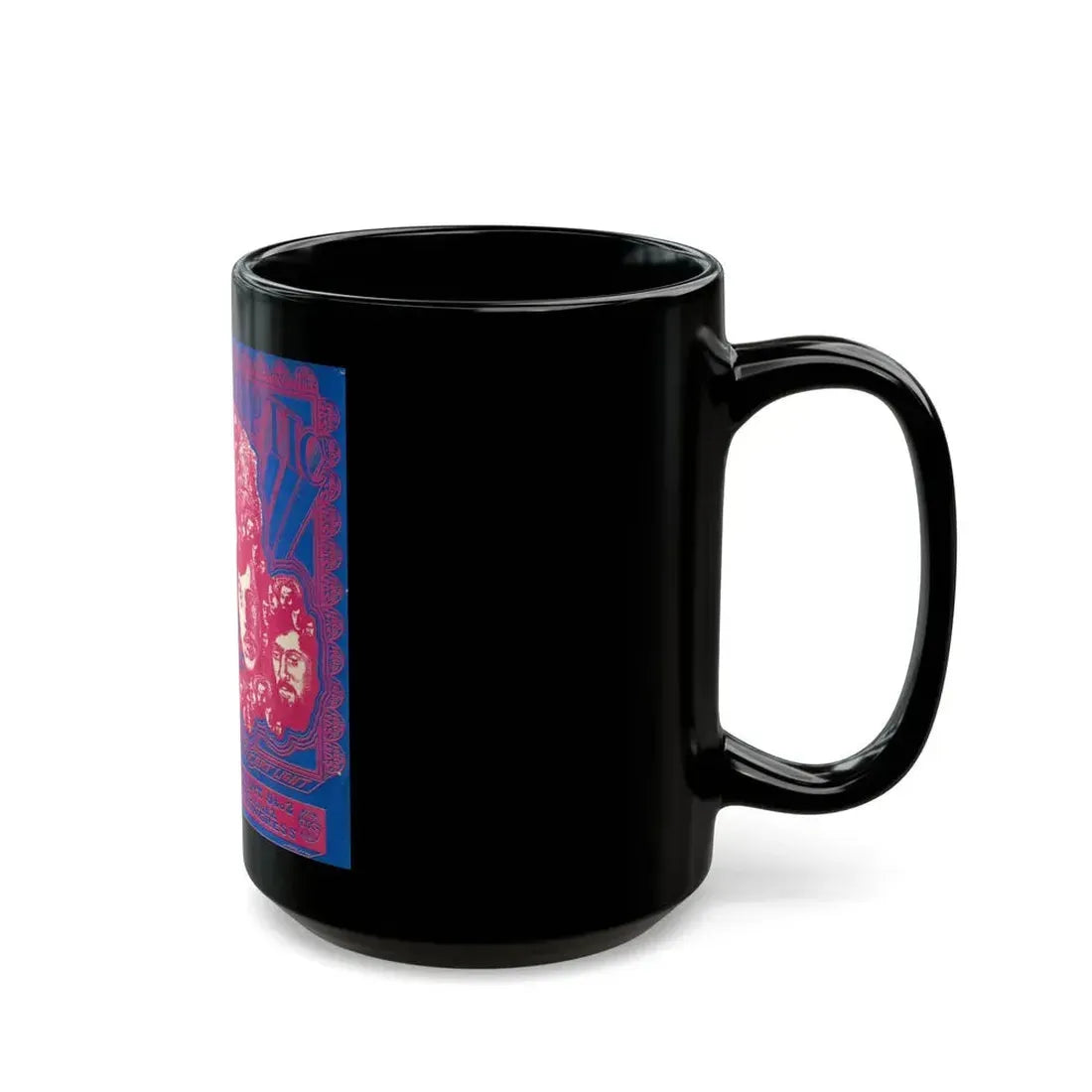 Shivas Headband (Music Poster) Black Coffee Mug - Go Mug Yourself