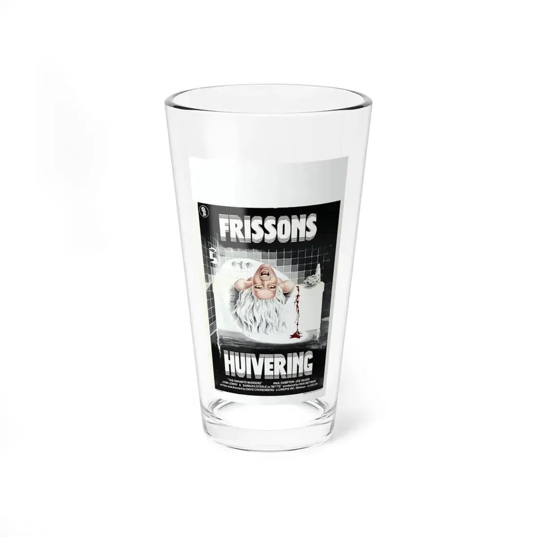 SHIVERS (BELGIAN) 1975 Movie Poster - Pint Glass 16oz 16oz - Go Mug Yourself