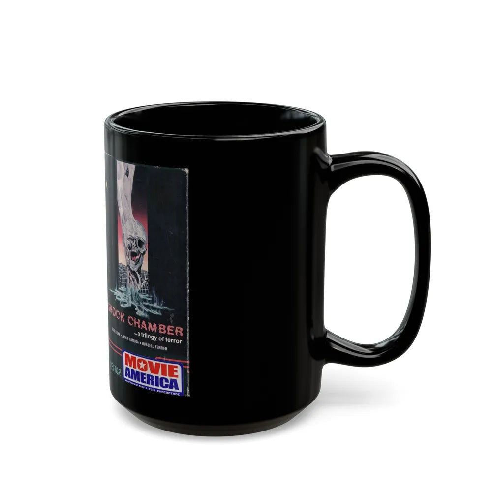SHOCK CHAMBER (VHS COVER) - Black Coffee Mug-Go Mug Yourself