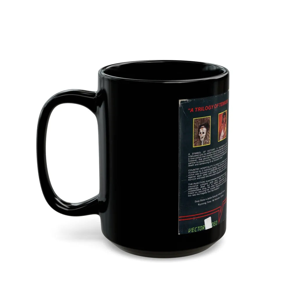 SHOCK CHAMBER (VHS COVER) - Black Coffee Mug-Go Mug Yourself