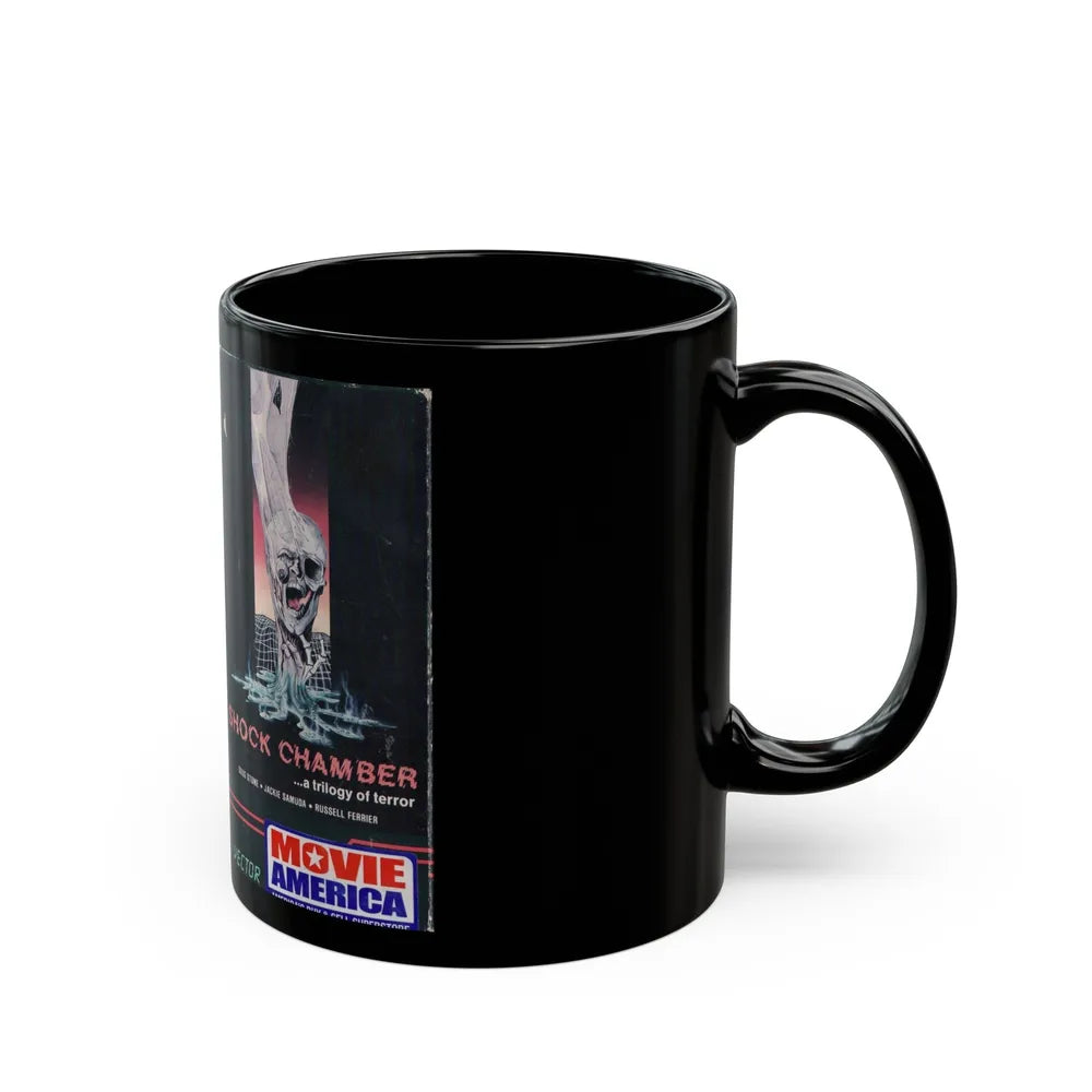 SHOCK CHAMBER (VHS COVER) - Black Coffee Mug-Go Mug Yourself