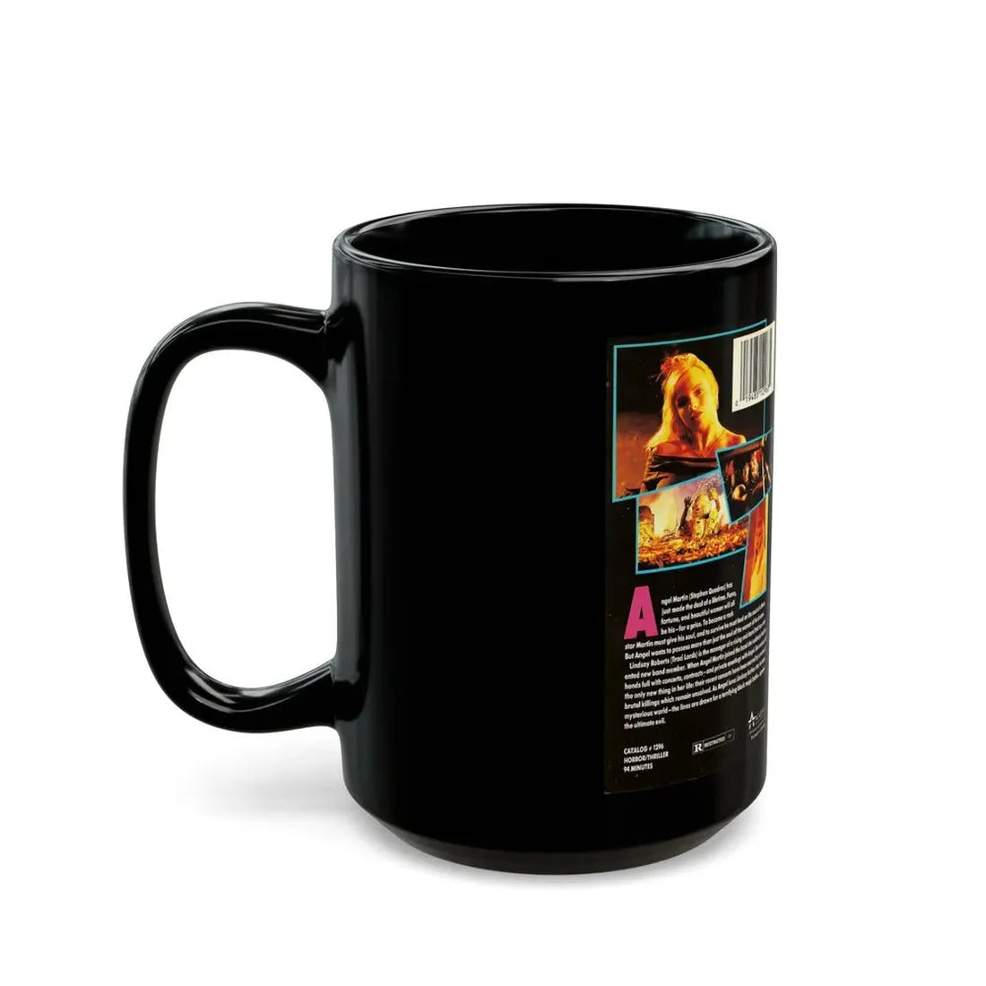 SHOCK EM DEAD TRACI LORDS (VHS COVER) - Black Coffee Mug - Go Mug Yourself