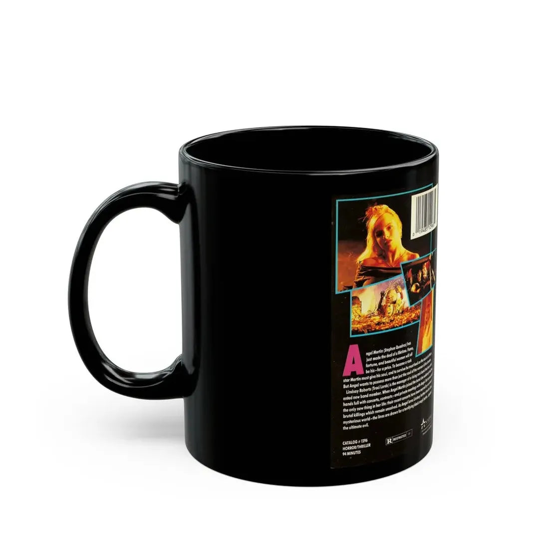 SHOCK EM DEAD TRACI LORDS (VHS COVER) - Black Coffee Mug - Go Mug Yourself