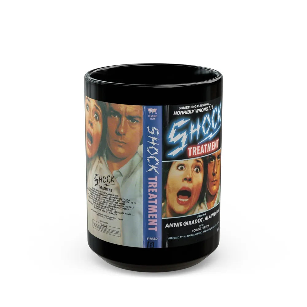 SHOCK TREATMENT (VHS COVER) - Black Coffee Mug-15oz-Go Mug Yourself