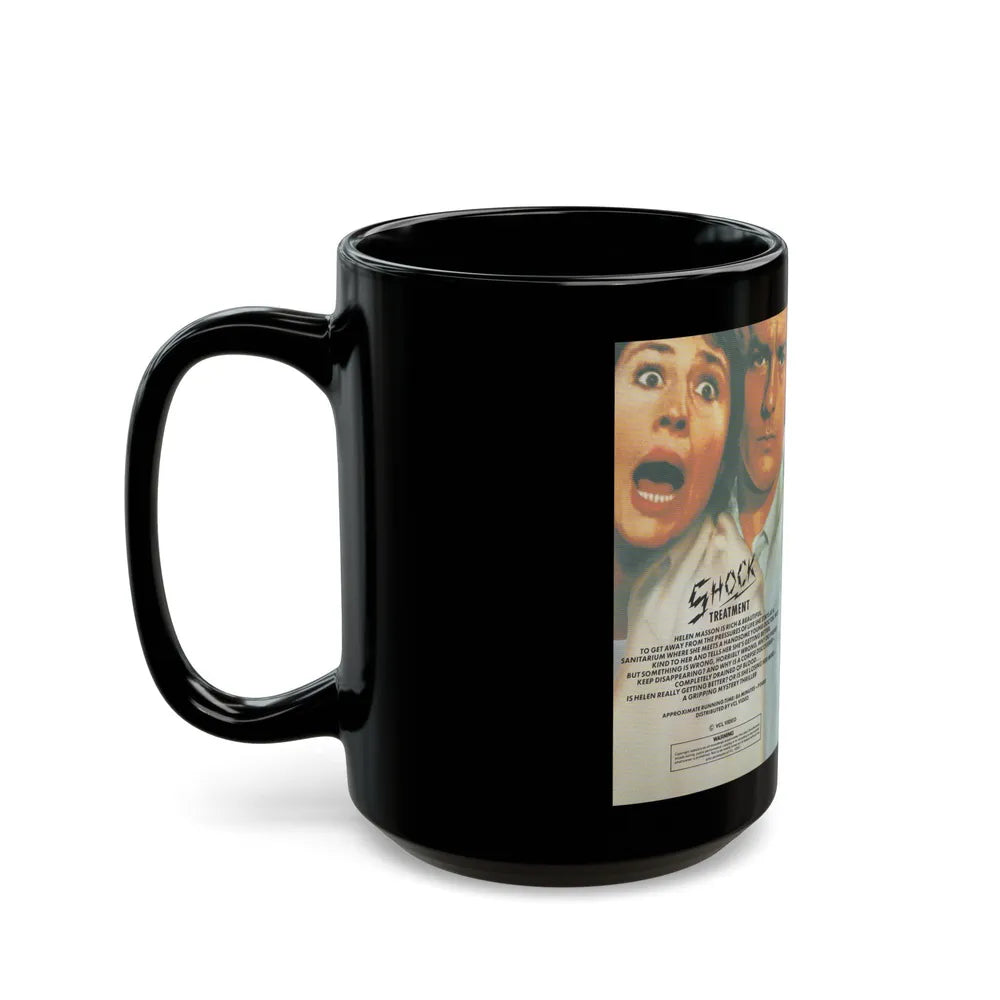SHOCK TREATMENT (VHS COVER) - Black Coffee Mug-Go Mug Yourself