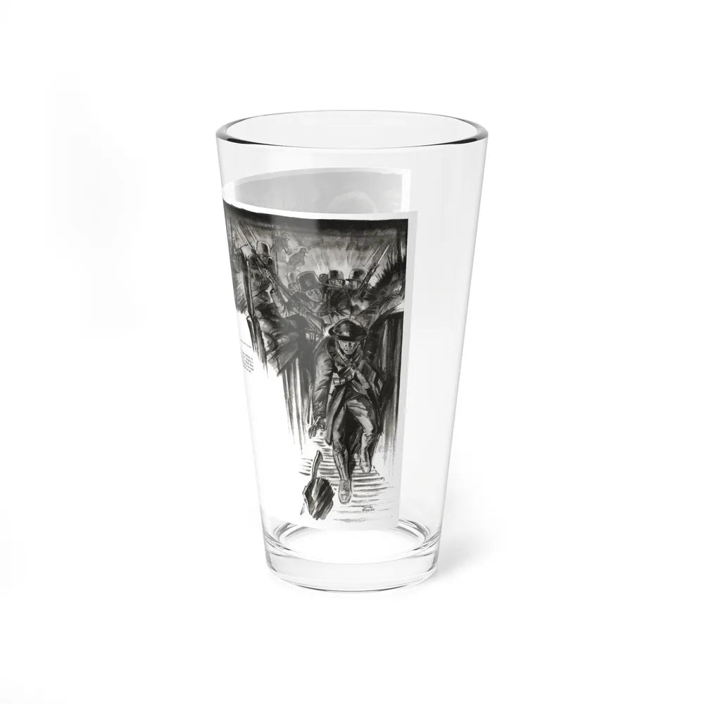 Shoot and Be Damned, part 1, Liberty, July 2, 1932 (Magazine Illustration) Pint Glass 16oz - Go Mug Yourself