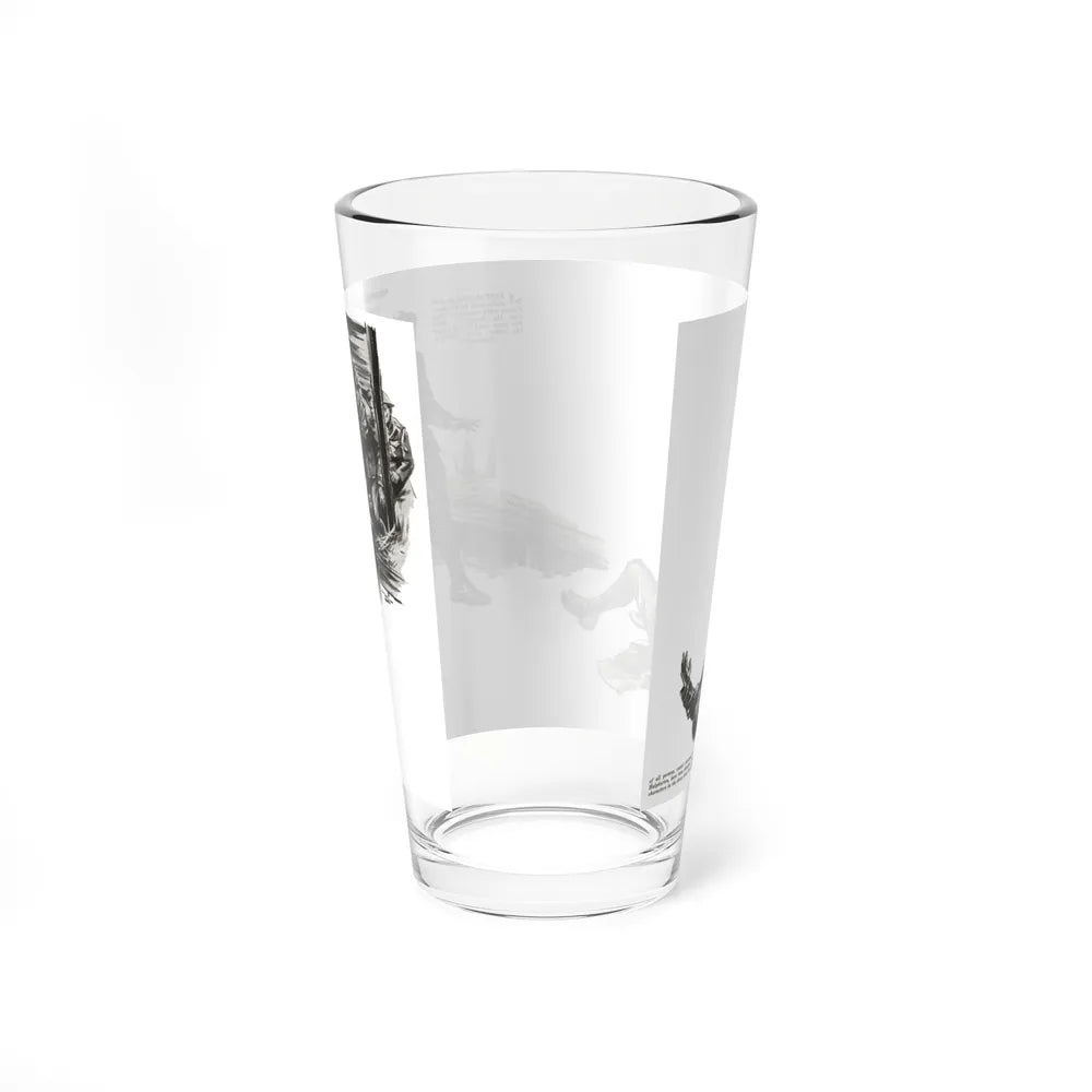 Shoot and Be Damned, part 5, Liberty, July 30, 1932 (Magazine Illustration) Pint Glass 16oz - Go Mug Yourself