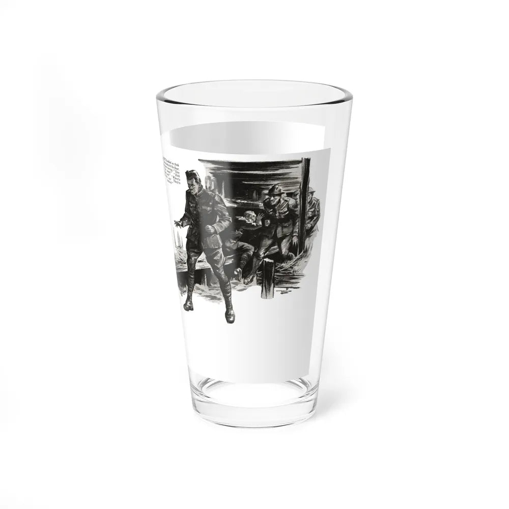 Shoot and Be Damned, part 5, Liberty, July 30, 1932 (Magazine Illustration) Pint Glass 16oz - Go Mug Yourself