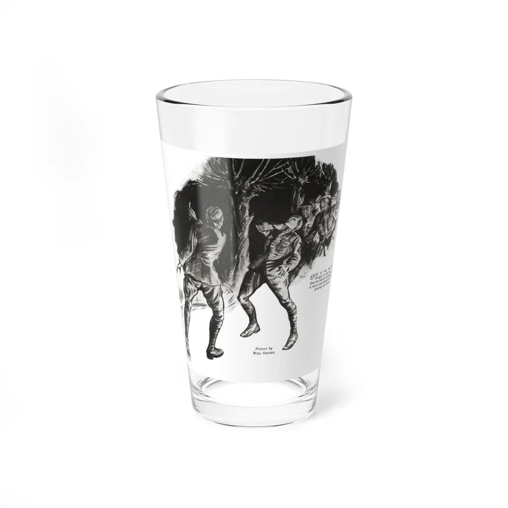 Shoot and Be Damned, part 7, Liberty, August 13, 1932 (Magazine Illustration) Pint Glass 16oz 16oz - Go Mug Yourself