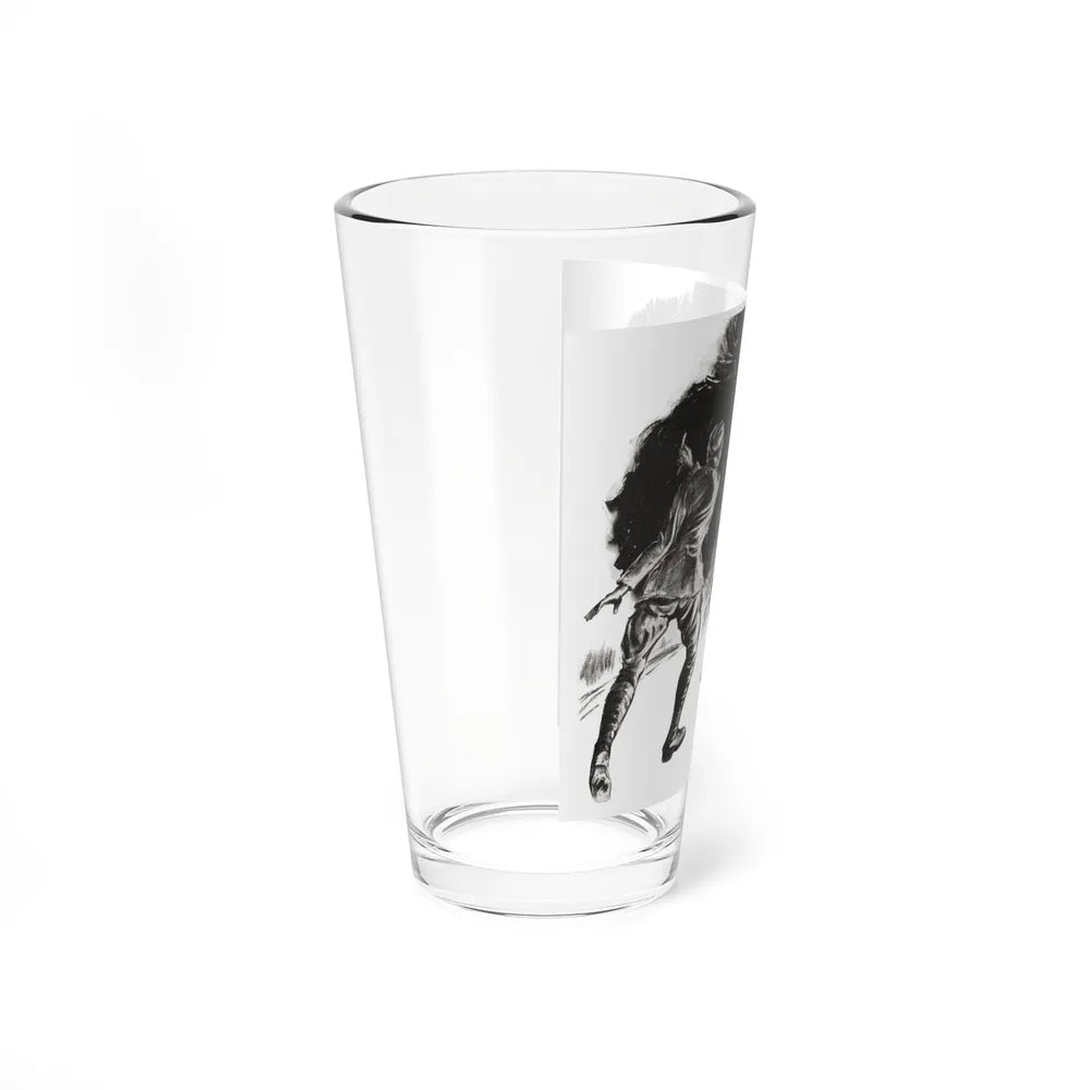 Shoot and Be Damned, part 7, Liberty, August 13, 1932 (Magazine Illustration) Pint Glass 16oz - Go Mug Yourself