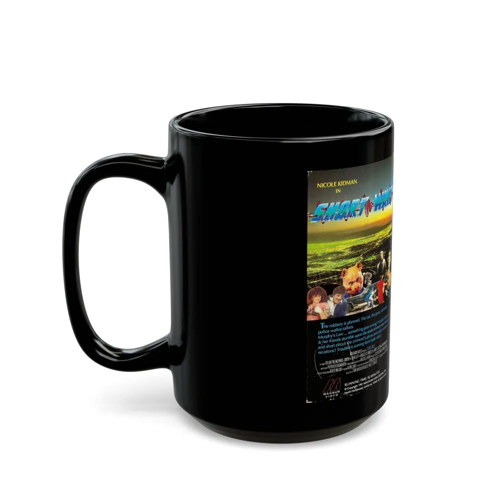 SHORT WAVE (VHS COVER) - Black Coffee Mug-Go Mug Yourself