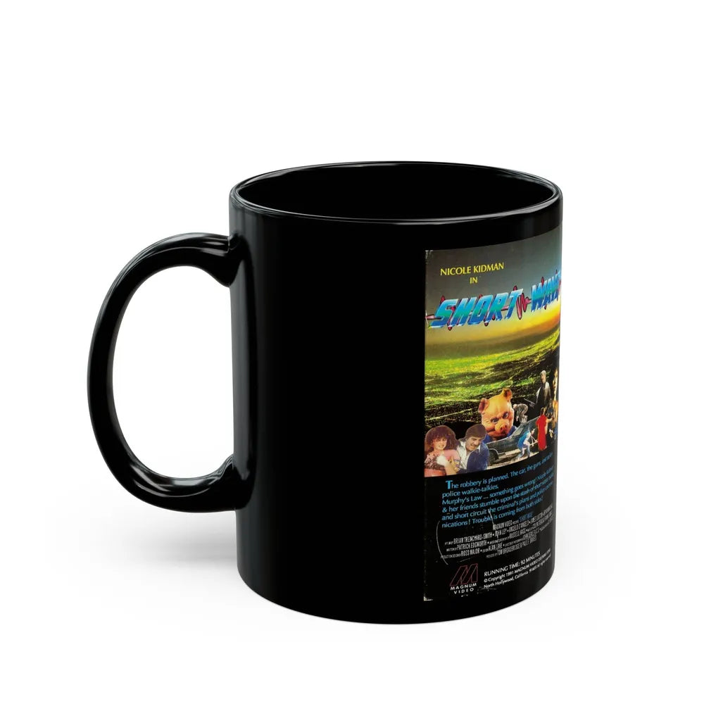 SHORT WAVE (VHS COVER) - Black Coffee Mug-Go Mug Yourself