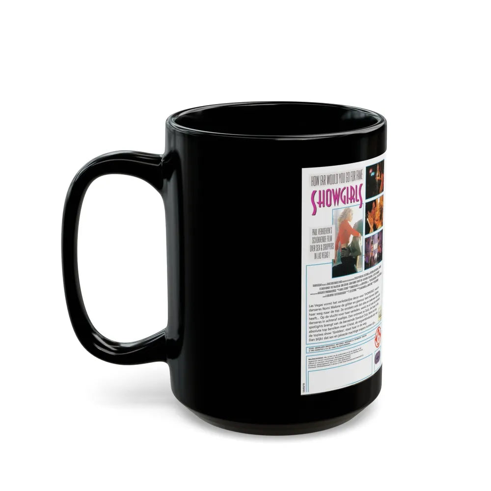 SHOW GIRLS (VHS COVER) - Black Coffee Mug-Go Mug Yourself