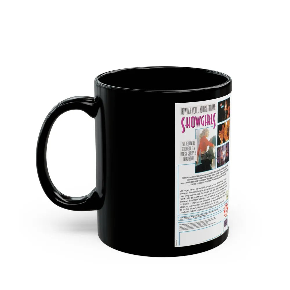 SHOW GIRLS (VHS COVER) - Black Coffee Mug-Go Mug Yourself