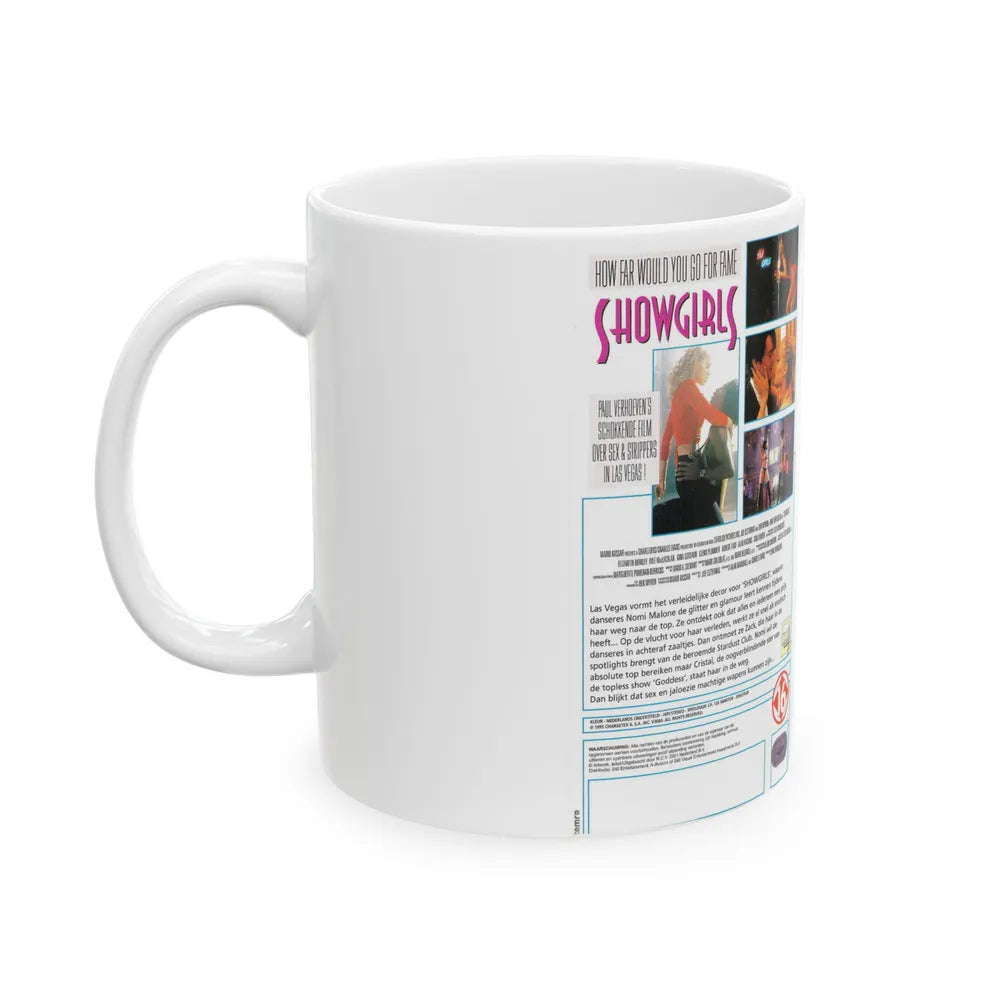 SHOW GIRLS (VHS COVER) - White Coffee Mug-Go Mug Yourself