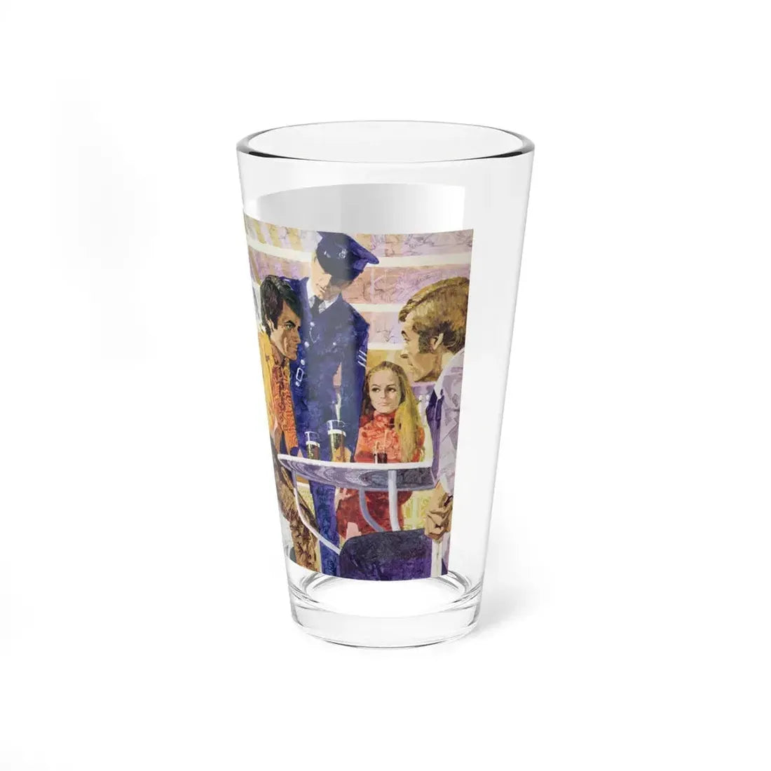 Showdown by Anne Rivers, Woman magazine, 1971 (Magazine Illustration) Pint Glass 16oz - Go Mug Yourself