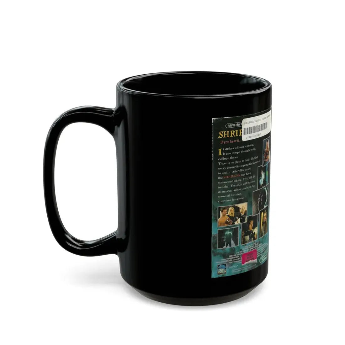 SHRIEKER FULL MOON PICTURES (VHS COVER) - Black Coffee Mug - Go Mug Yourself