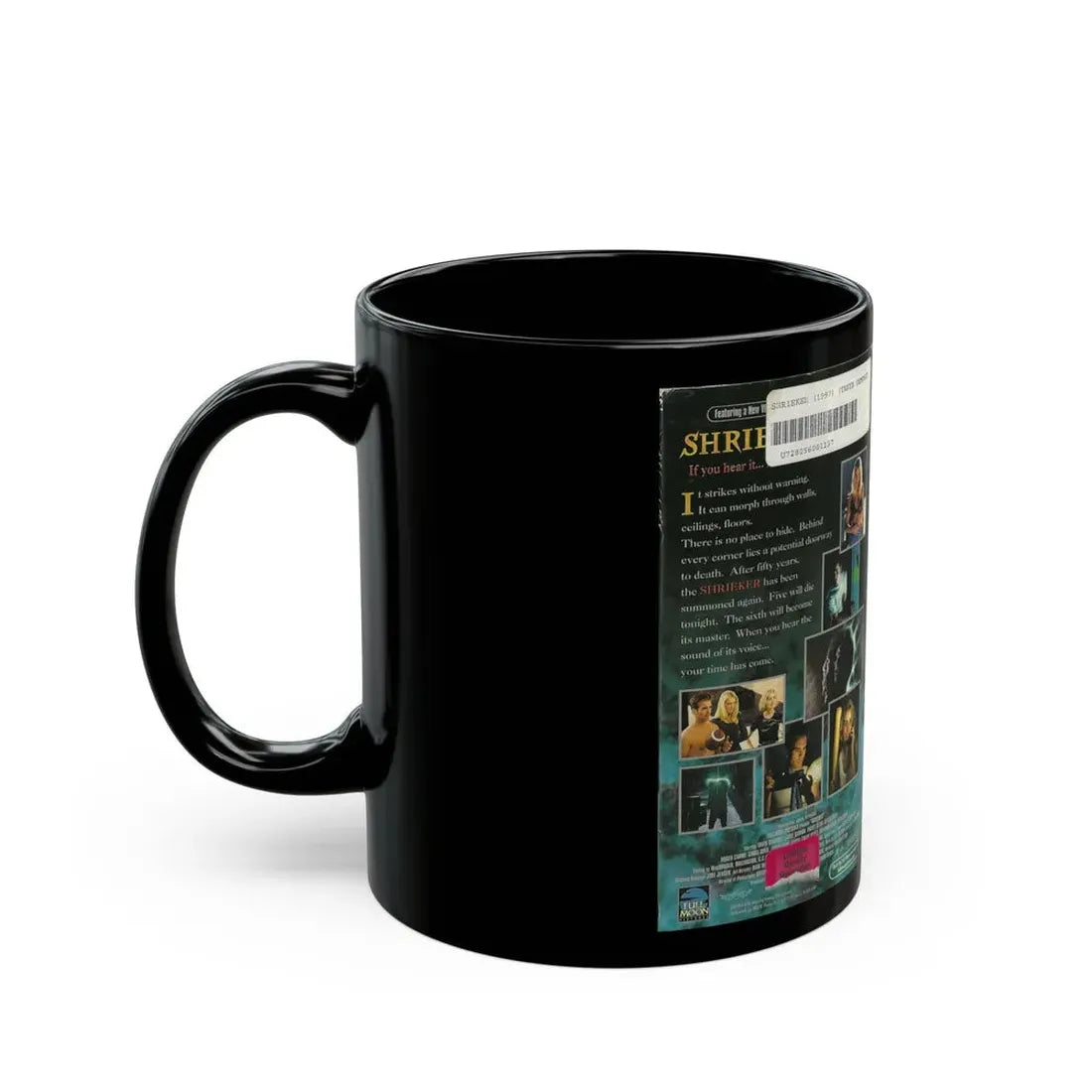 SHRIEKER FULL MOON PICTURES (VHS COVER) - Black Coffee Mug - Go Mug Yourself