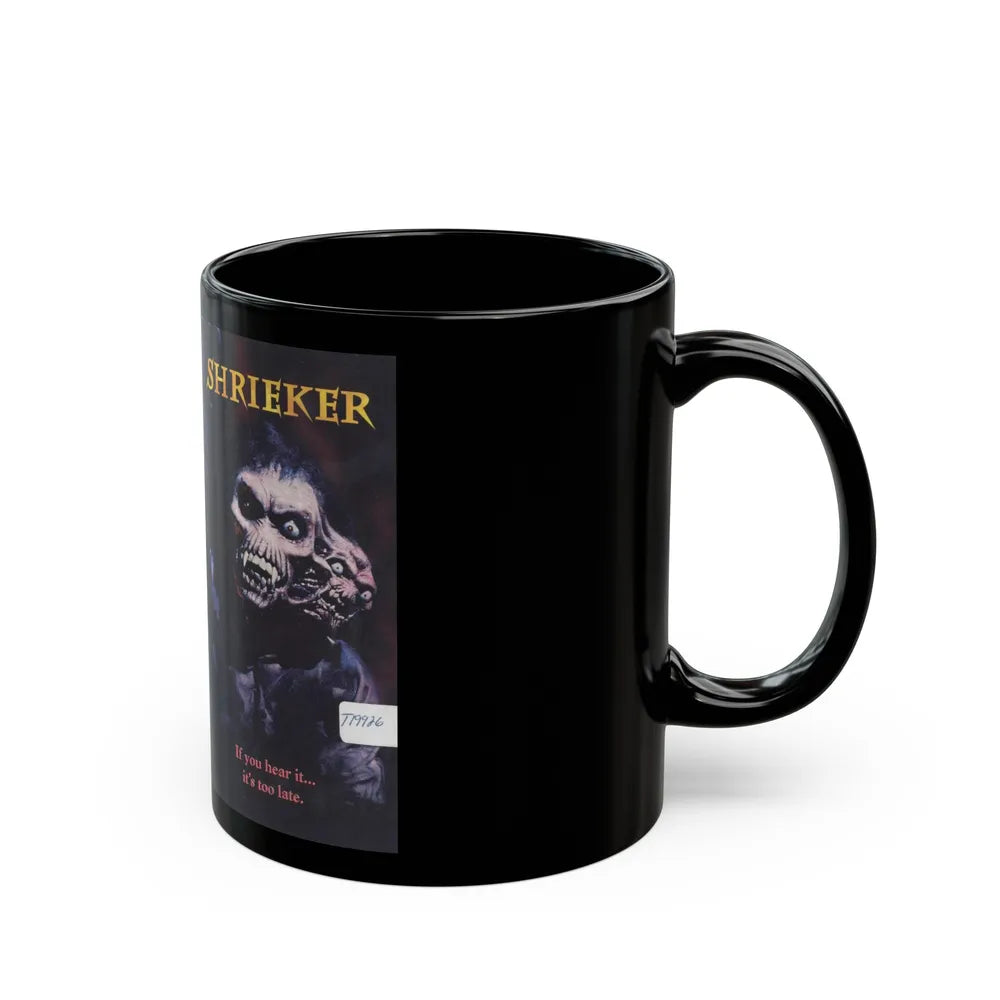 SHRIEKER (VHS COVER) - Black Coffee Mug-Go Mug Yourself