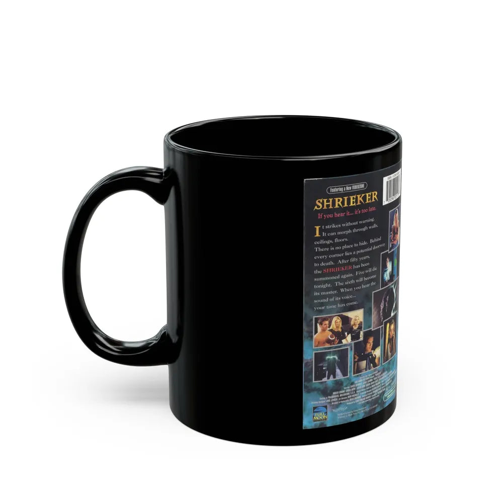 SHRIEKER (VHS COVER) - Black Coffee Mug-Go Mug Yourself