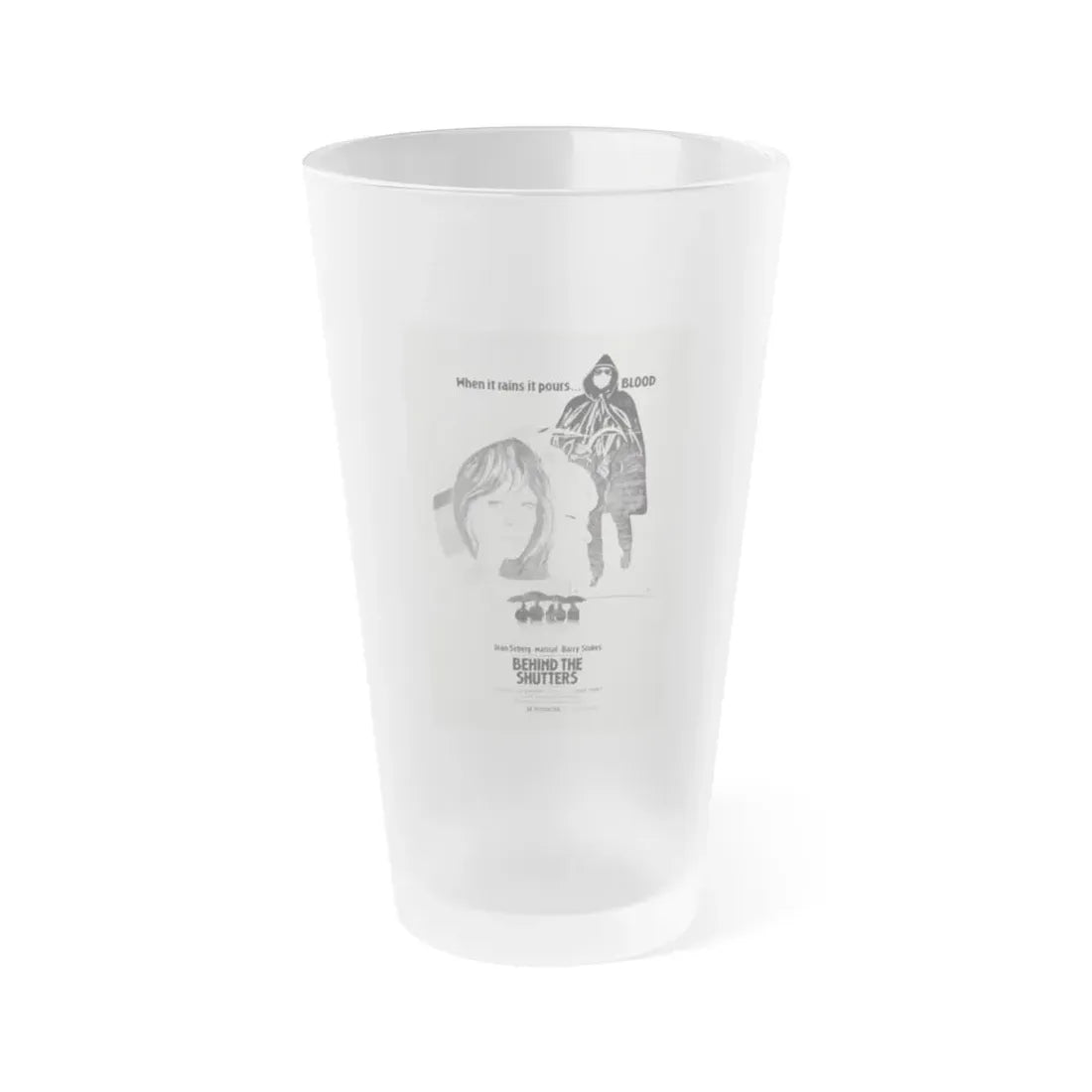SHUTTERS (THE CORRUPTION OF CHRIS MILLER) 1973 Movie Poster - Frosted Pint Glass 16oz Default Title - Go Mug Yourself