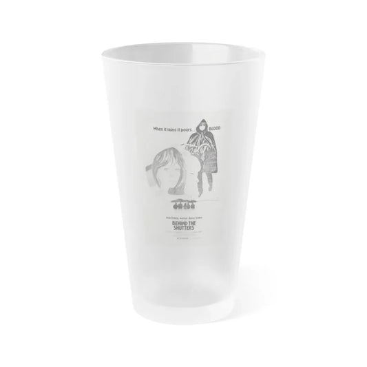 SHUTTERS (THE CORRUPTION OF CHRIS MILLER) 1973 Movie Poster - Frosted Pint Glass 16oz Default Title - Go Mug Yourself