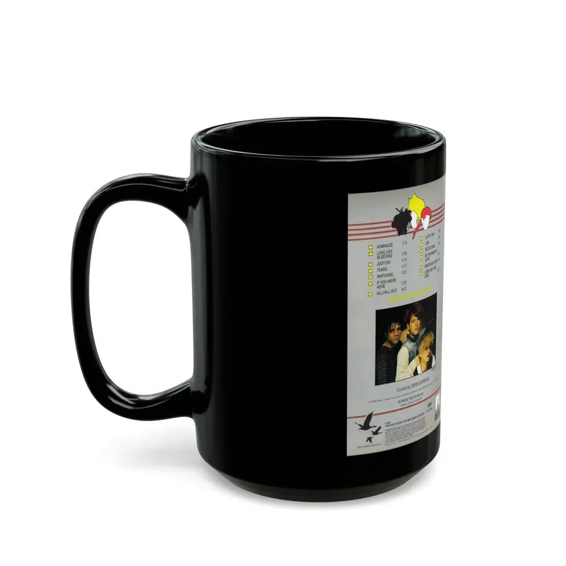 SIDE KICKS THE MOVIE THOMPSON TWINS (VHS COVER) - Black Coffee Mug - Go Mug Yourself