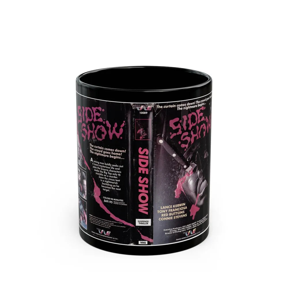 SIDE SHOW (VHS COVER) - Black Coffee Mug-11oz-Go Mug Yourself
